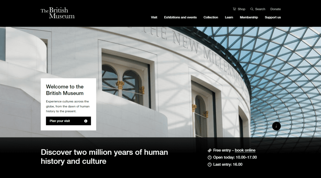 British museum website