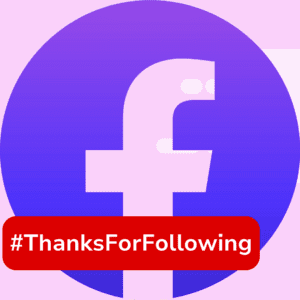 Facebook follower welcome