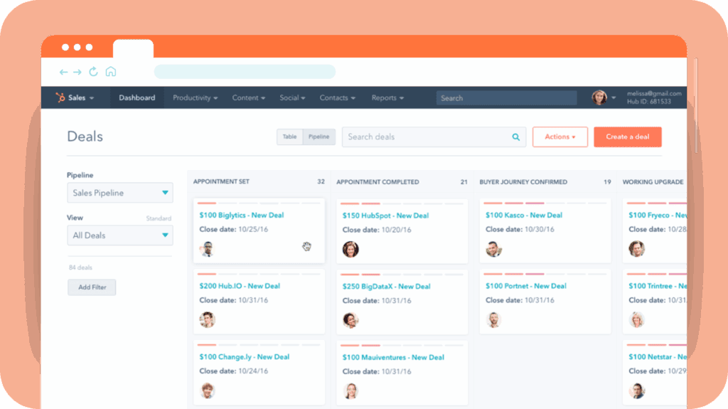 Managing Deals with HubSpot